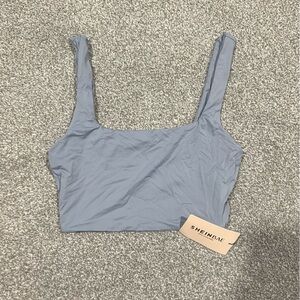 NEW Shein Bare Seamless Tank – Light Blue (Size M)